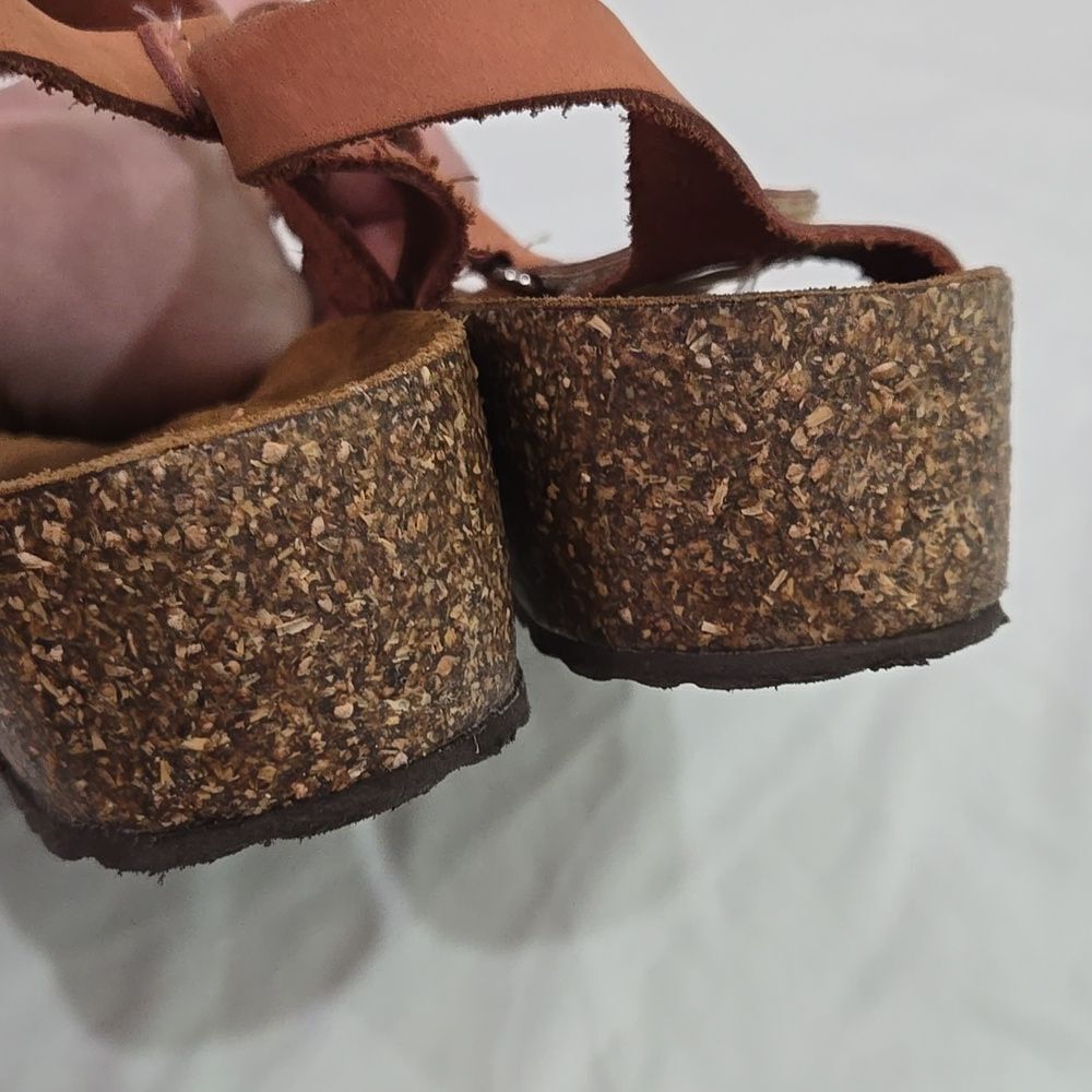 Bio-Gold strappy Sandals Wedge Women’s 9 - Picture 3 of 9